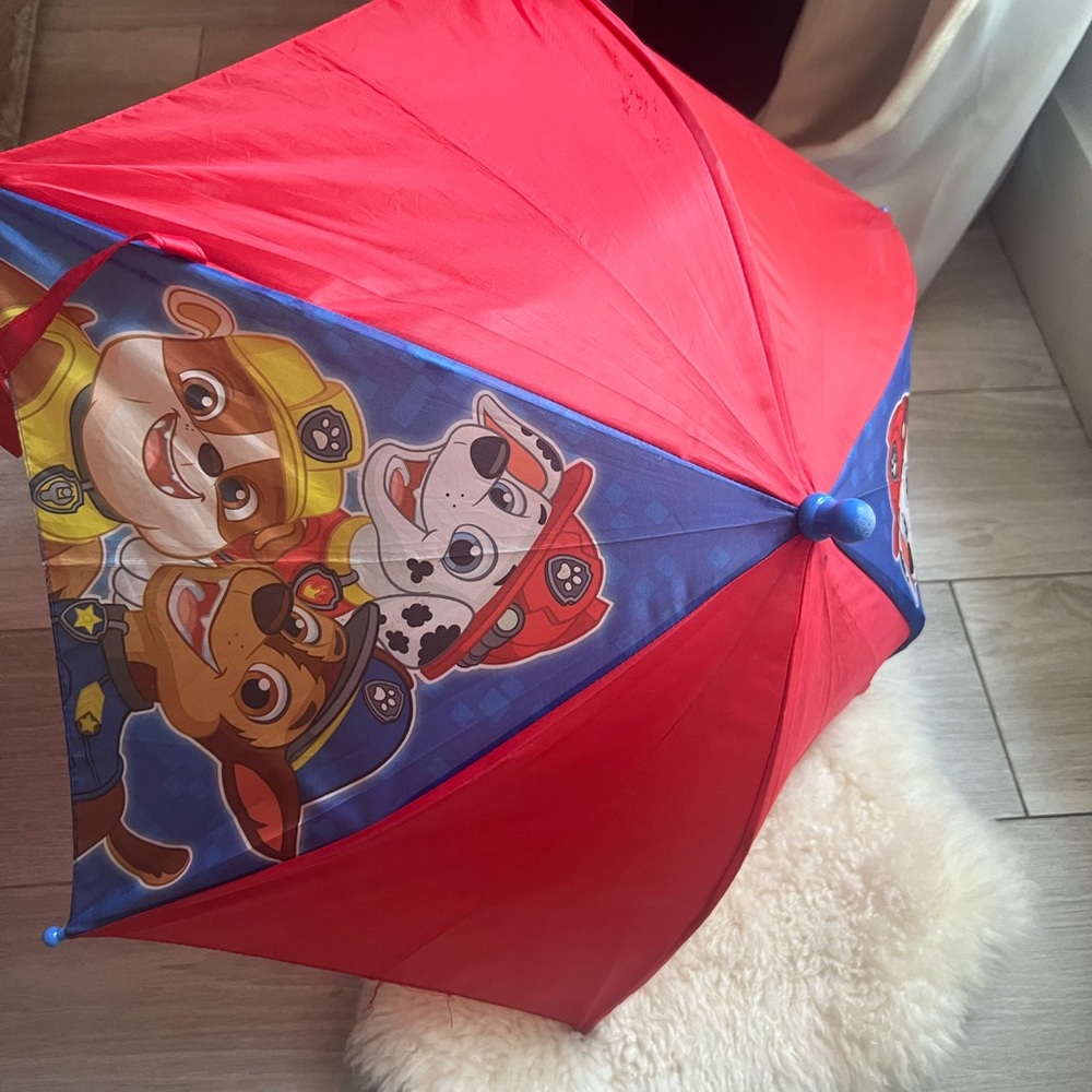 Paw patrol kids umbrella- small hole- slight rust